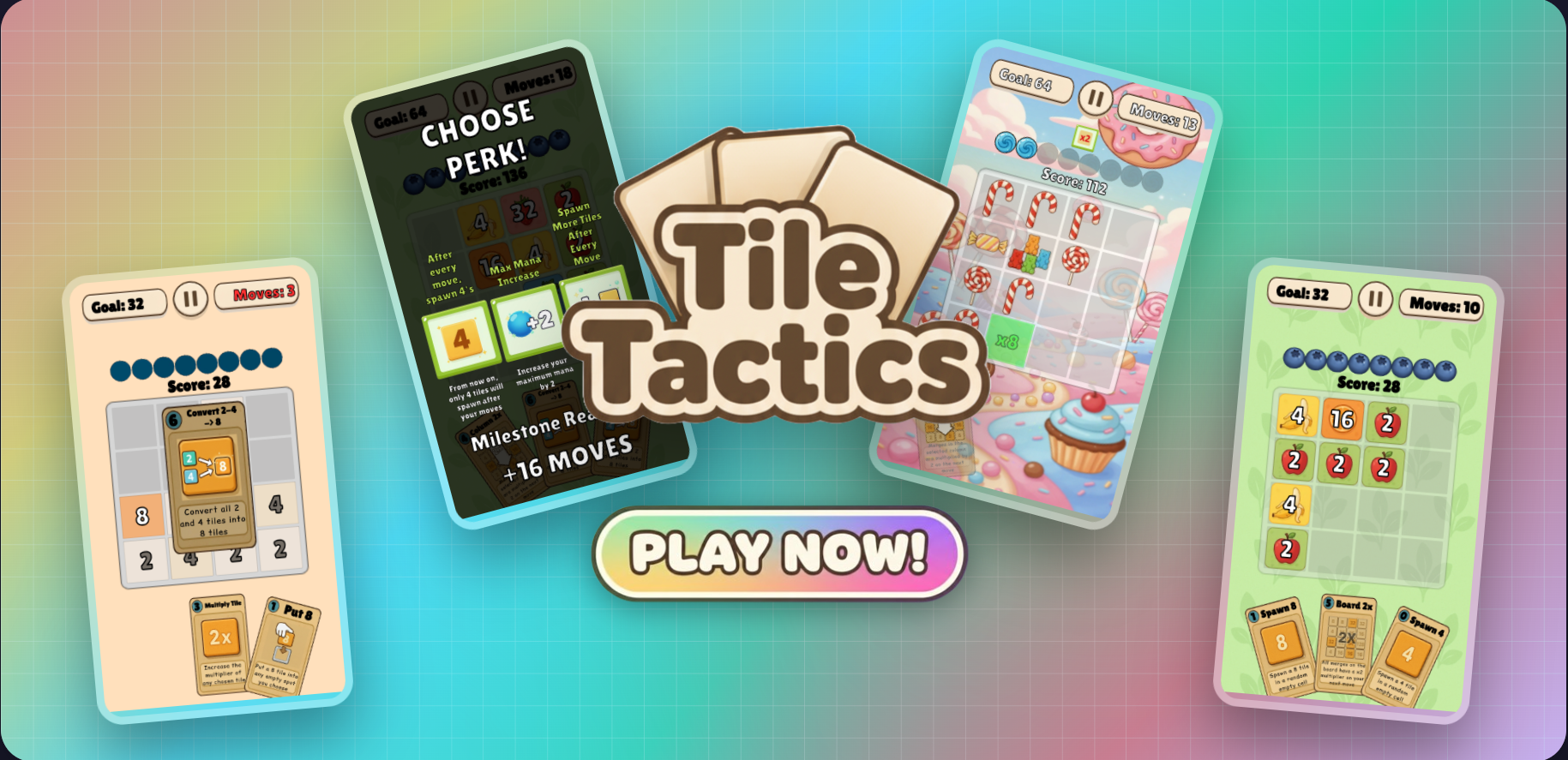 Tile Tactics: 2048 Card Puzzle